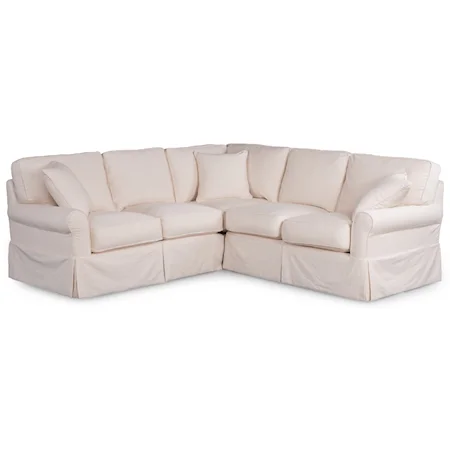 Sectional with Skirted Base